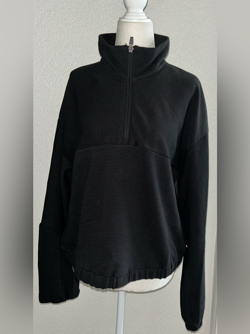 Thrive Societe | Marlow Half Zip Pullover Sweater | Size L